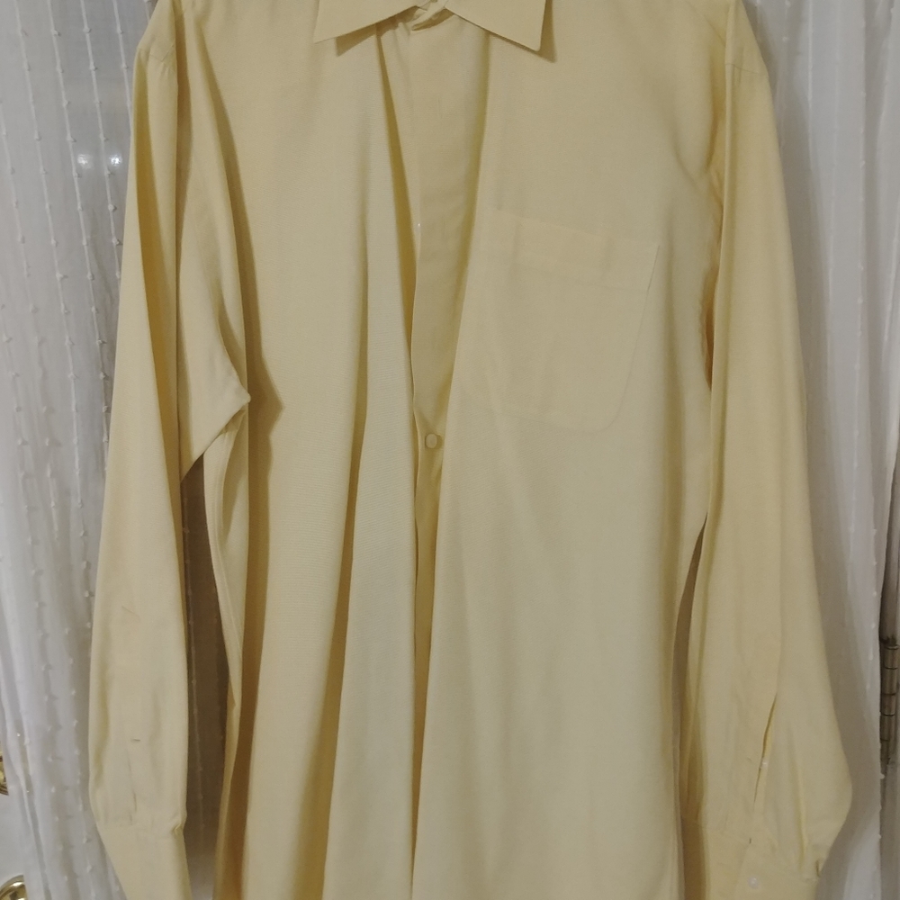 Men's John Nordstrom Yellow button down dress shir